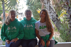 ONGDSIM 072017 | Carmo Jardim com as voluntárias Teresa Bon de Sousa e Inês Tomaz